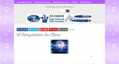 Desktop Screenshot of interpretationdesreves.com